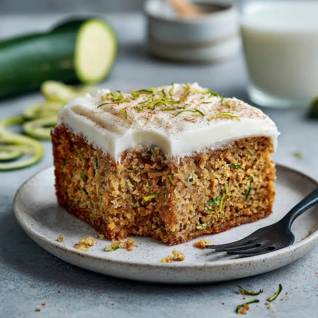 Zucchini Cake with Cream Cheese Frosting Recipe