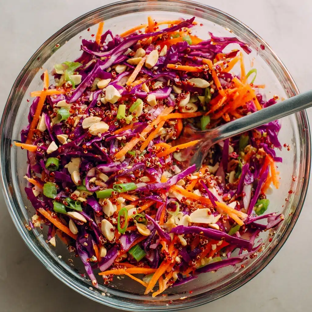 Easy Sesame Quinoa Slaw Recipe