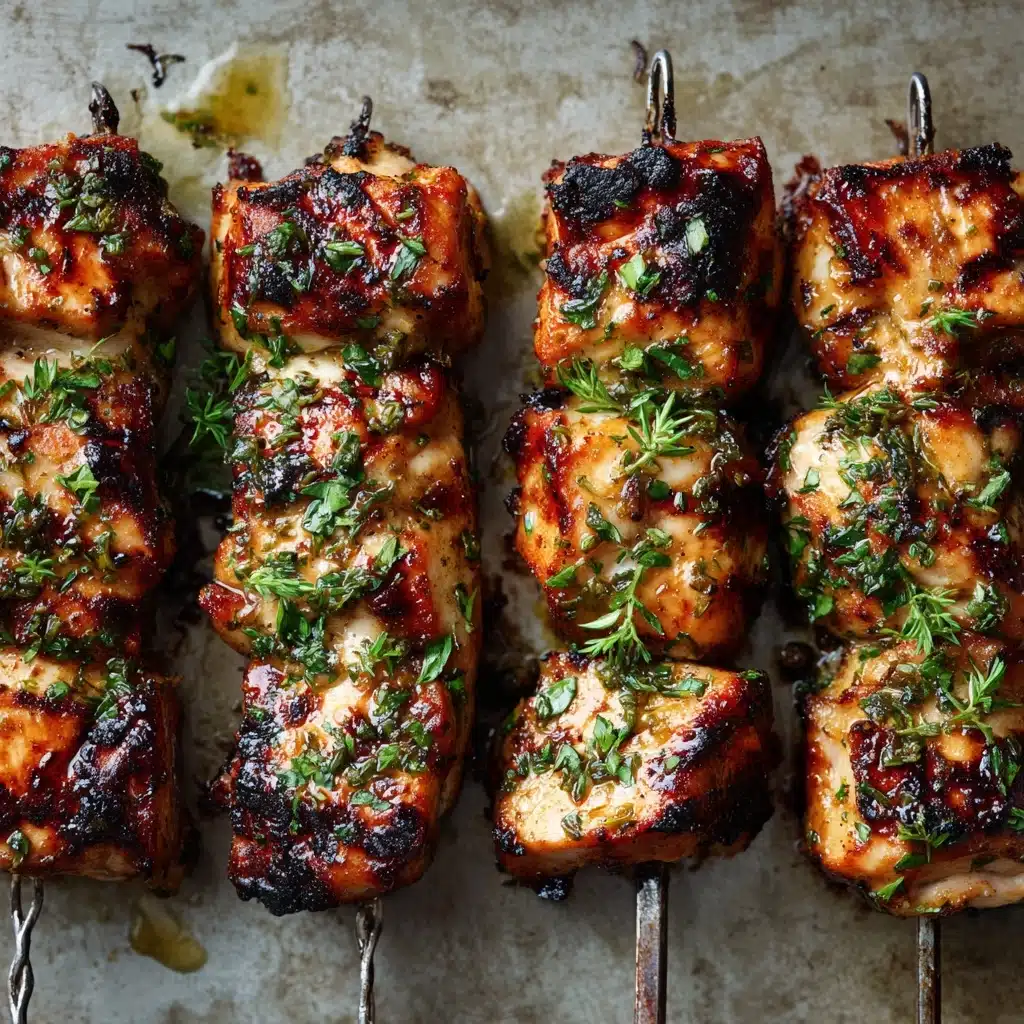 The Juiciest Grilled Chicken Kabobs Recipe - Recipe Image