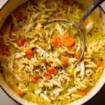 Creamy Lemon Chicken Noodle Soup Recipe