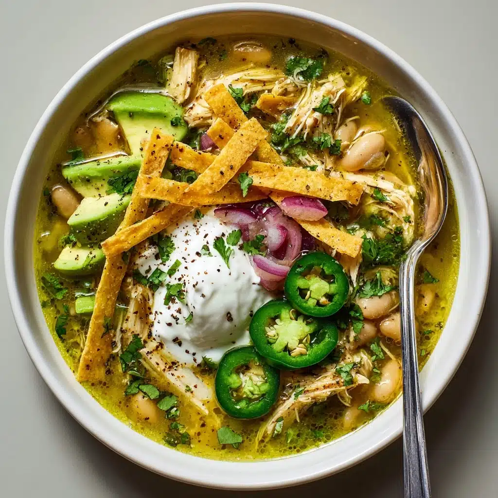 Poblano White Chicken Chili Recipe - Recipe Image