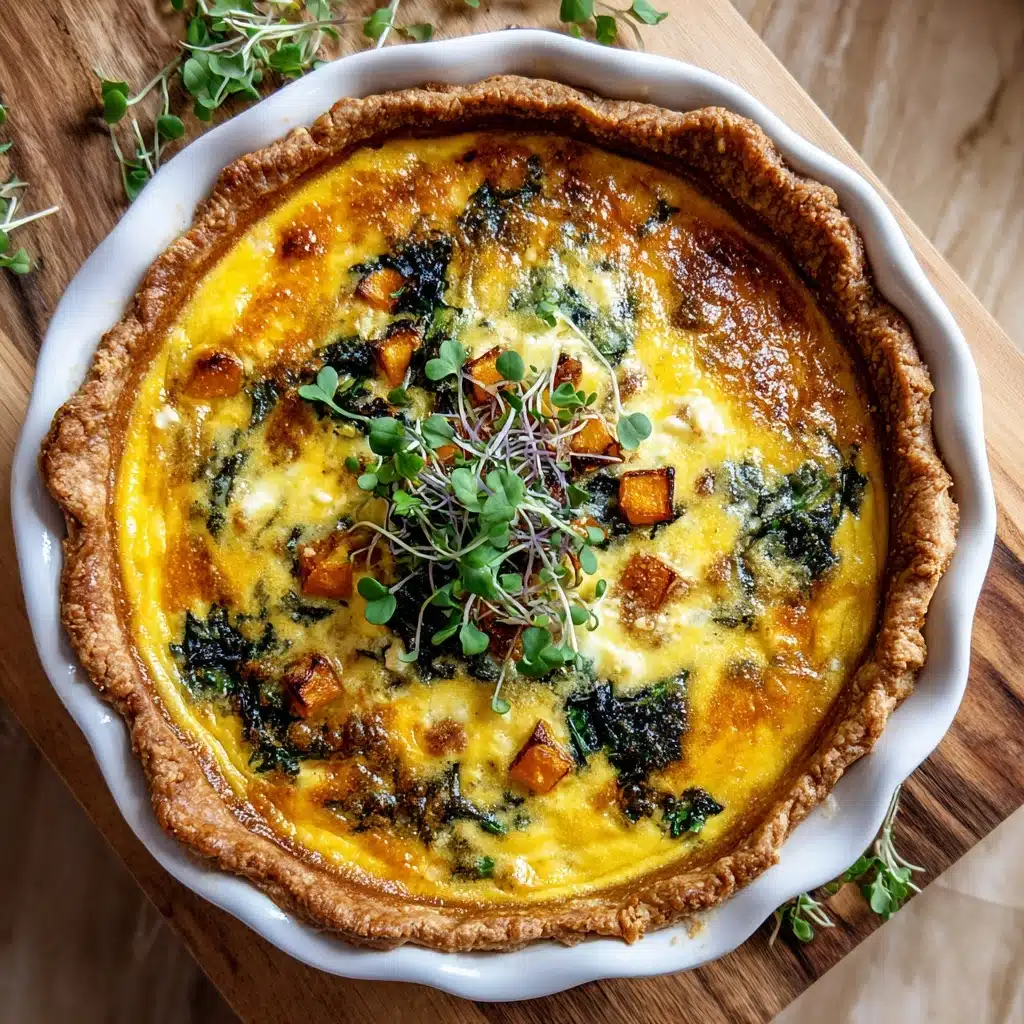 Butternut Squash Quiche Recipe - Recipe Image