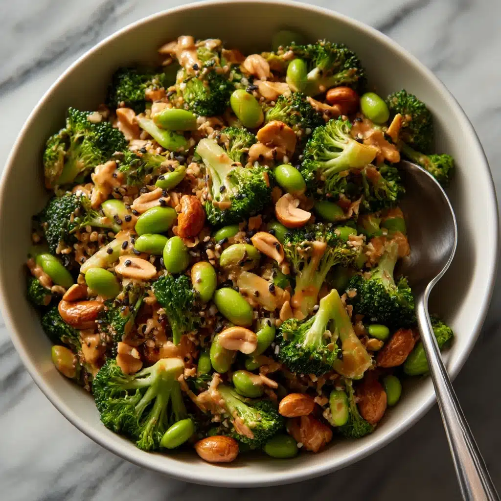 Broccoli Salad with Peanut Sauce Recipe - Recipe Image