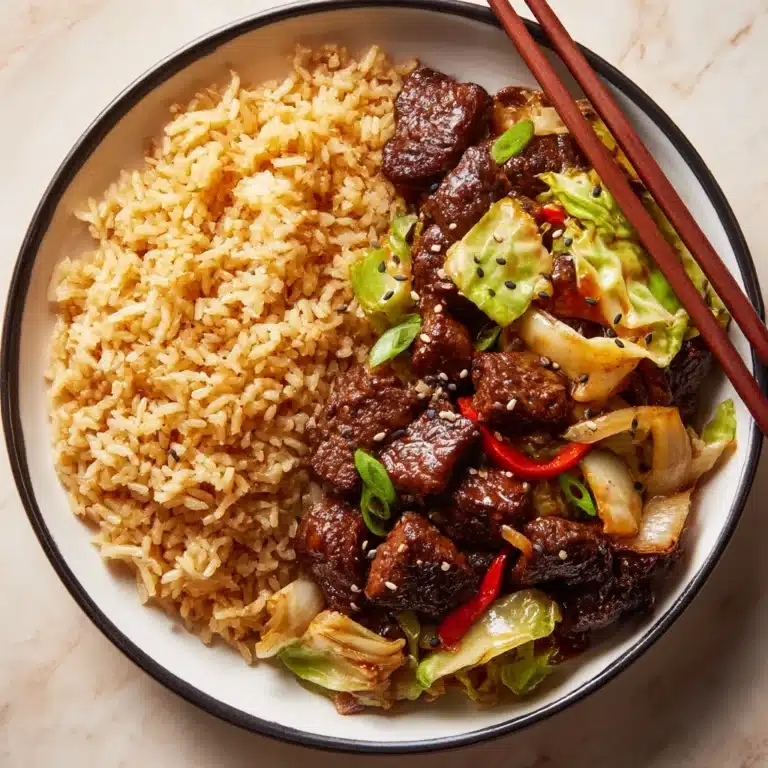 Sesame Beef and Cabbage Stir-Fry Recipe