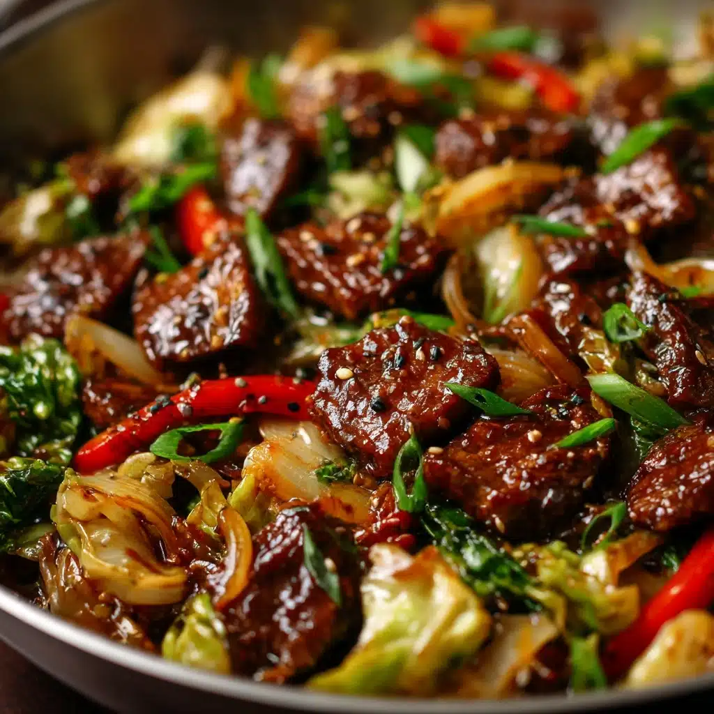 Sesame Beef and Cabbage Stir-Fry Recipe - Recipe Image