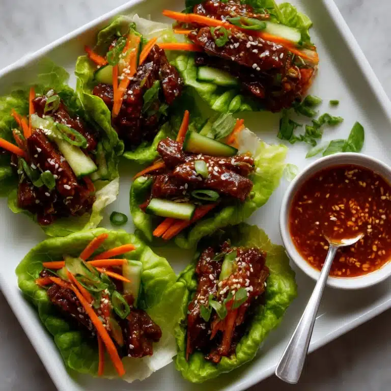 Quick Gochujang Lettuce Wraps Recipe