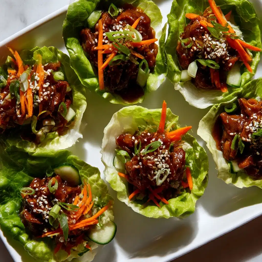 Quick Gochujang Lettuce Wraps Recipe - Recipe Image