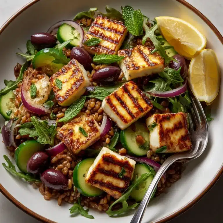 Grilled Halloumi Salad Recipe