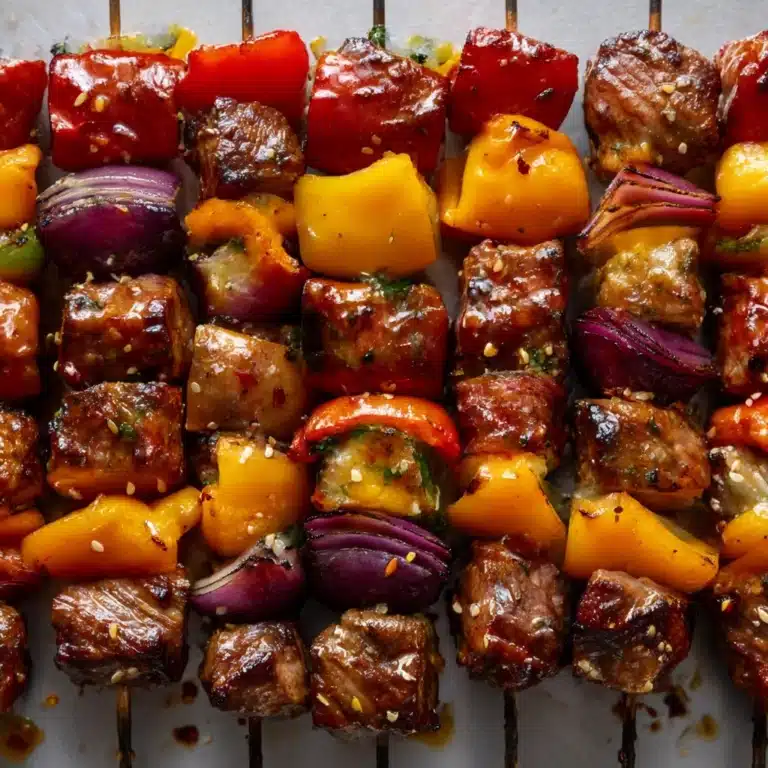 Korean Steak Kabobs Recipe