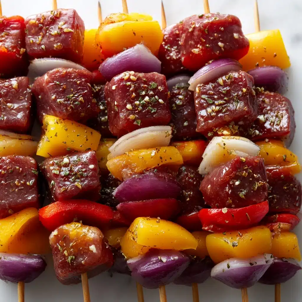 Korean Steak Kabobs Recipe - Recipe Image