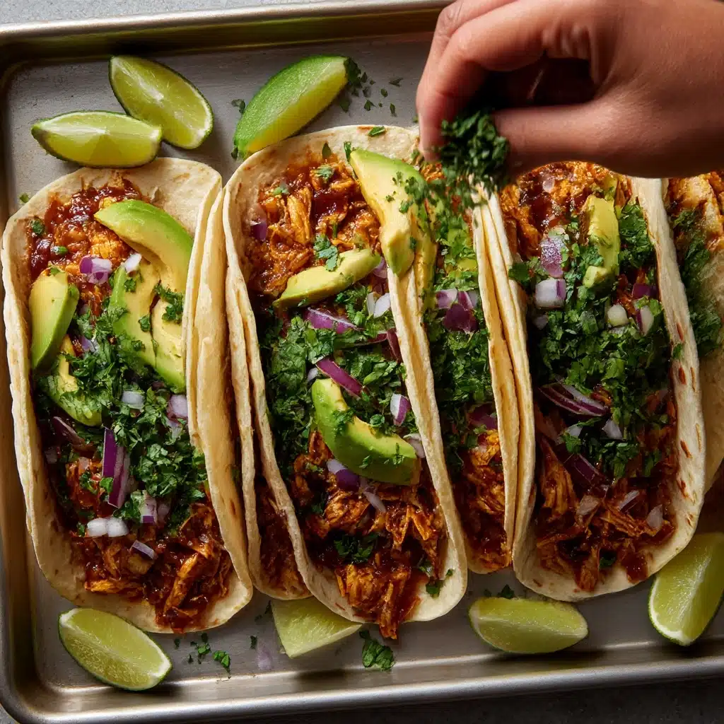 Mole Chicken Tacos Recipe - Recipe Image
