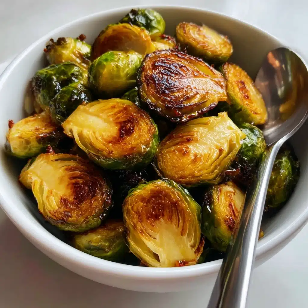 Miso Roasted Brussels Sprouts Recipe - Recipe Image