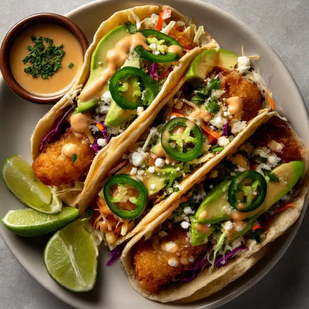 Crispy Baked Fish Tacos Recipe - Recipe Image