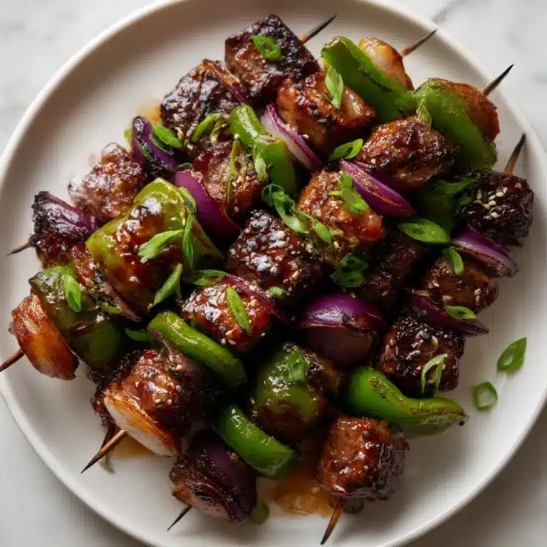 Pepper Steak Kabobs Recipe
