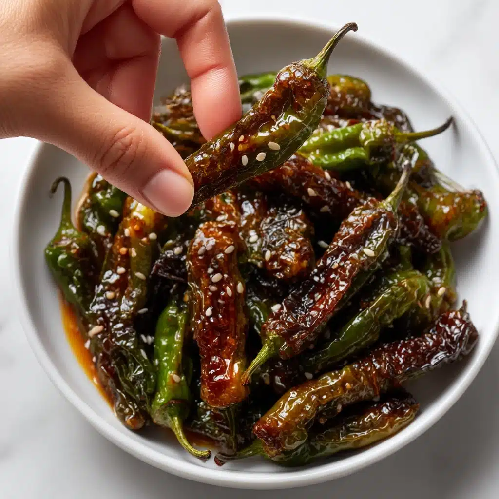 Easy Sesame Shishito Peppers Recipe
