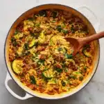 Italian Sausage Zucchini Orzo Recipe