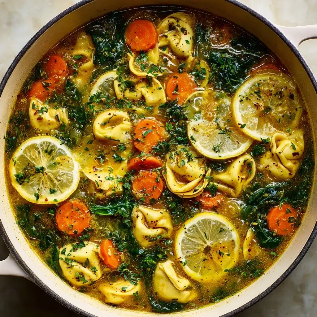 Lemony Tortellini Soup Recipe
