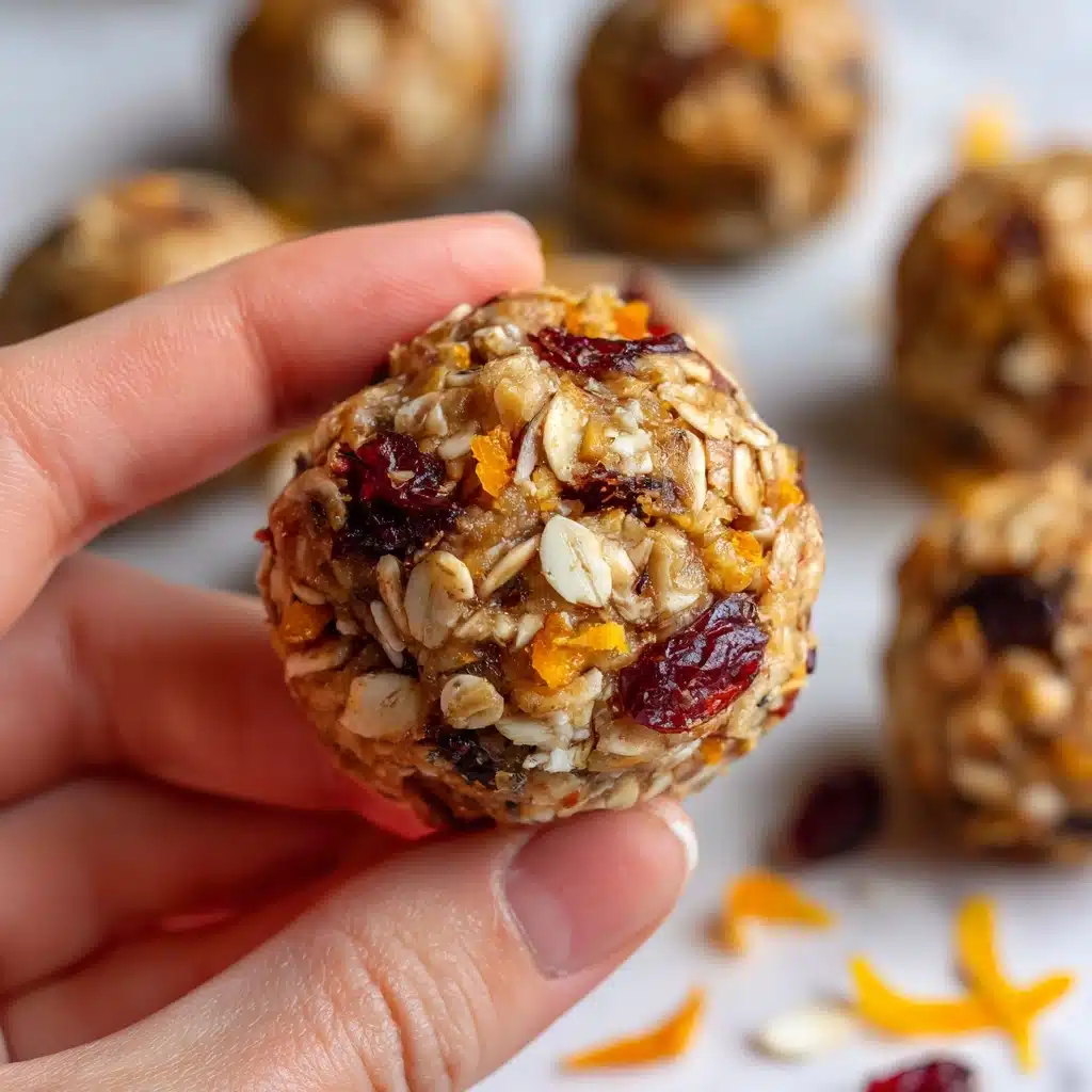 Cranberry Orange Almond Energy Bites Recipe