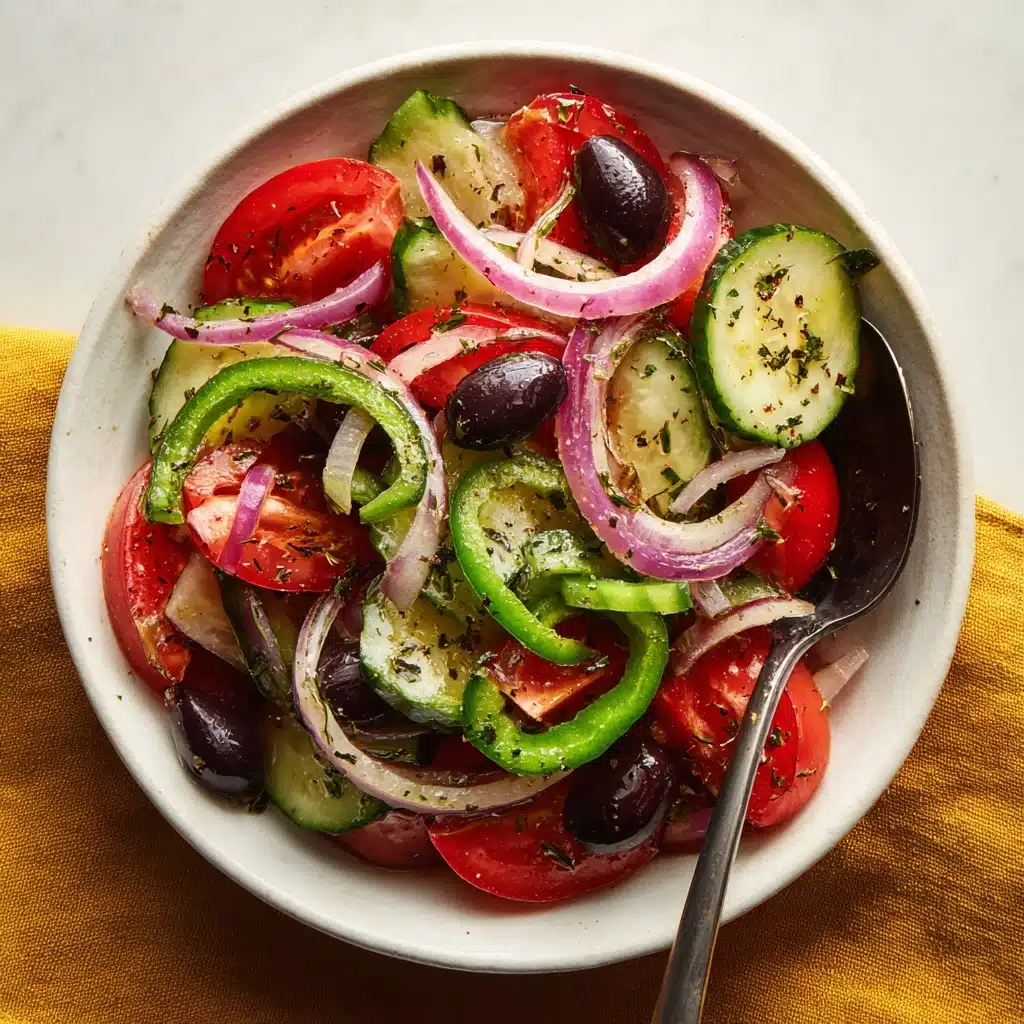 Authentic Greek Salad Recipe - Recipe Image