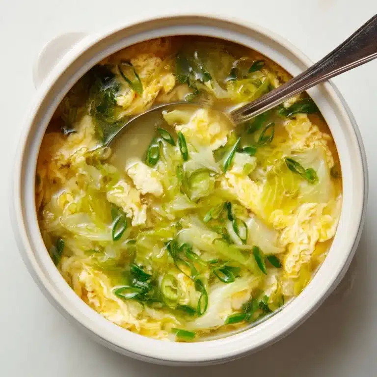 Cabbage Egg Drop Soup Recipe