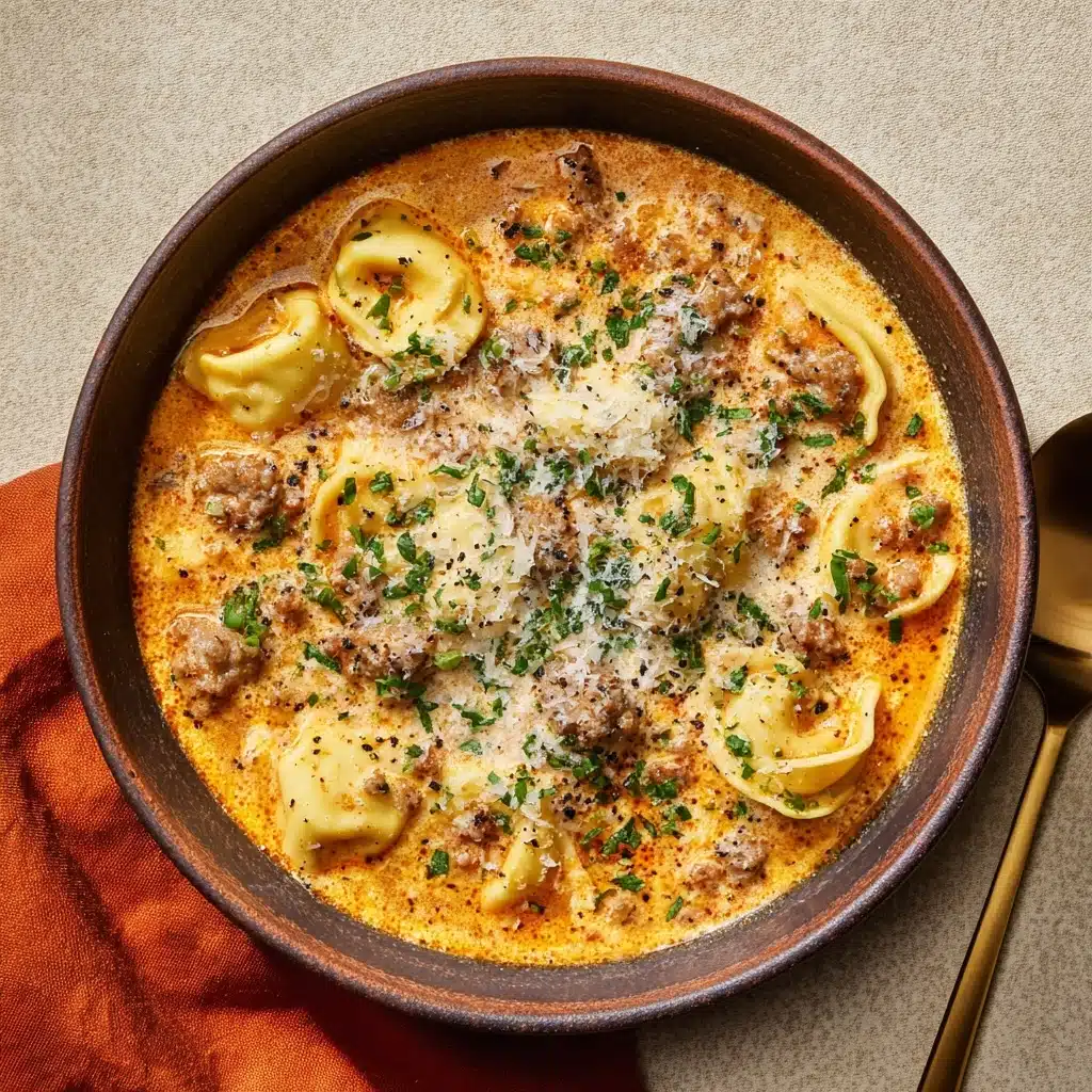 Butternut Squash, Sausage and Tortellini Soup Recipe