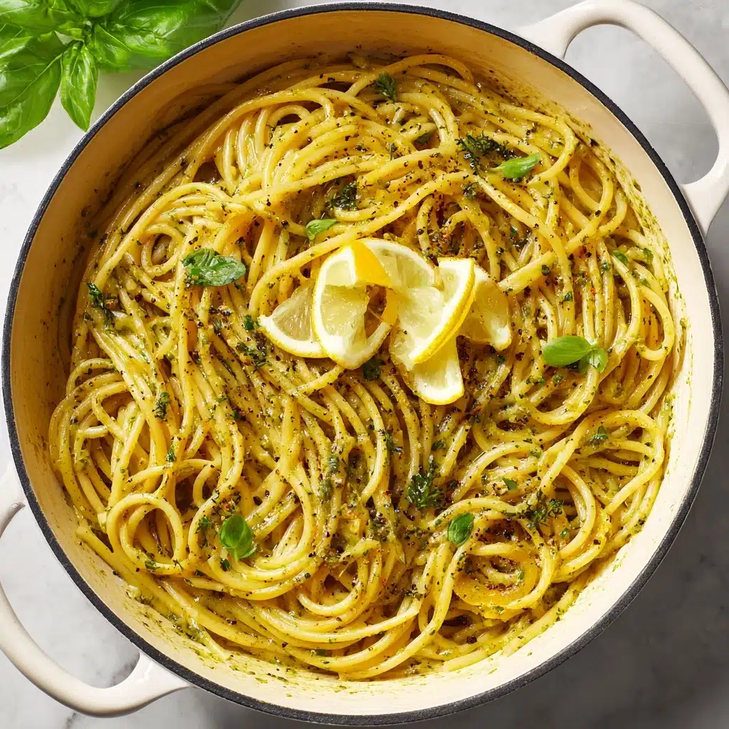 Lemon Basil Butter Pasta Recipe