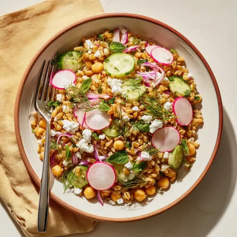 Spring Farro Salad Recipe