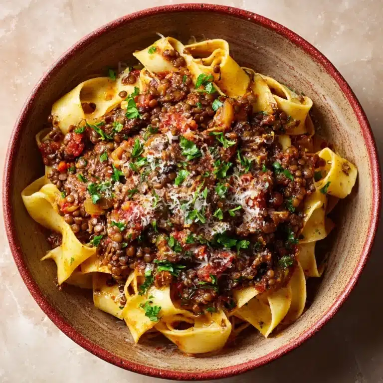 Lentil Bolognese Recipe