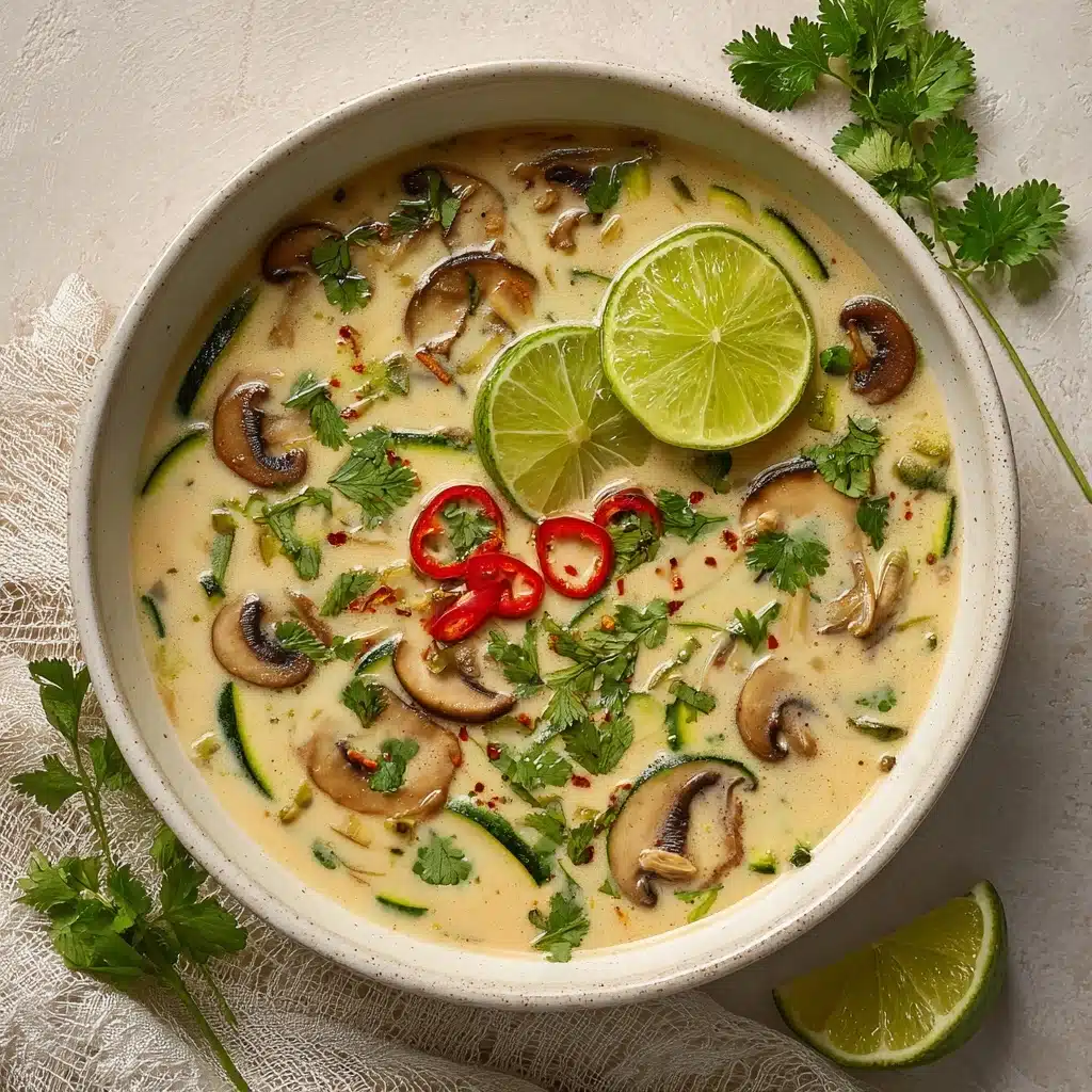 Thai Coconut Chicken Soup Recipe - Recipe Image