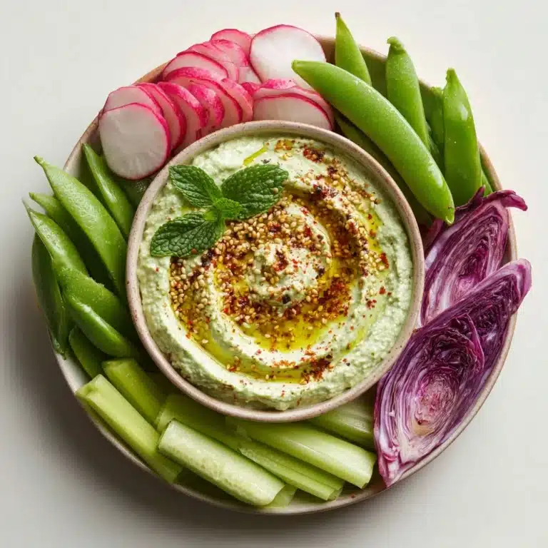 Mint Pea Hummus Recipe