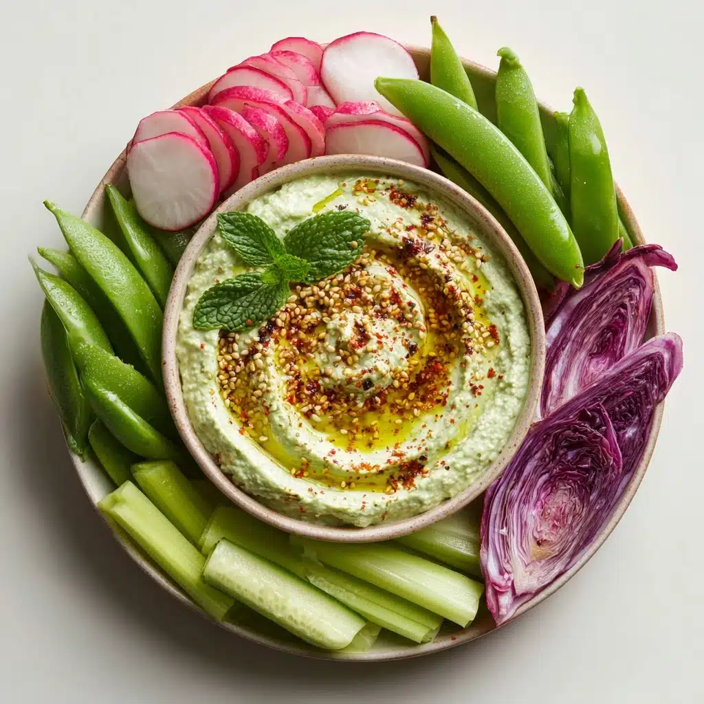 Mint Pea Hummus Recipe