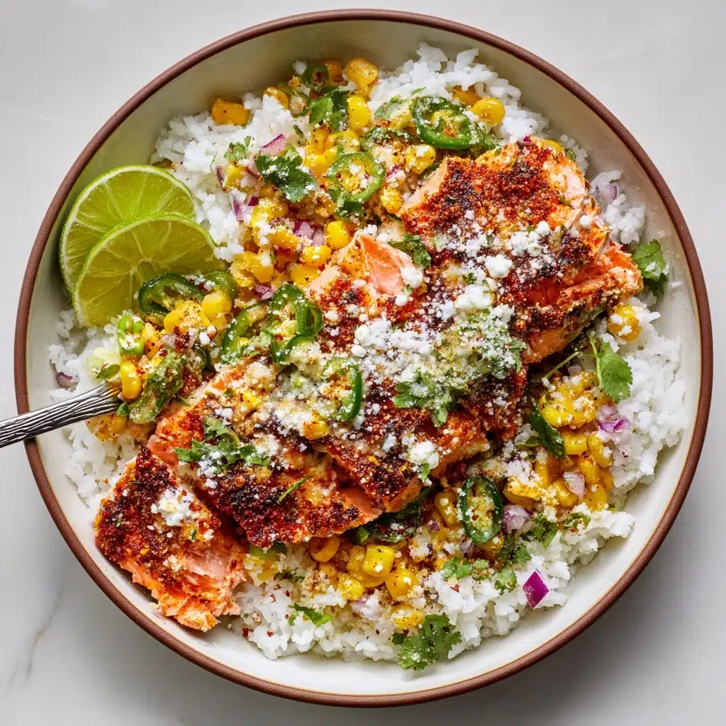 Chili Lime Salmon with Esquites Recipe - Recipe Image