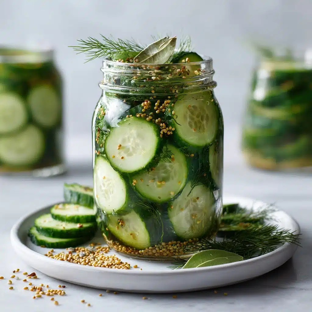 Easy Refrigerator Pickles Recipe - Recipe Image