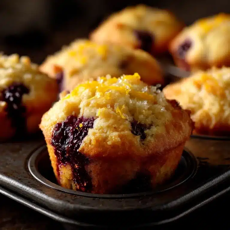 Lemon Blueberry Muffins Recipe