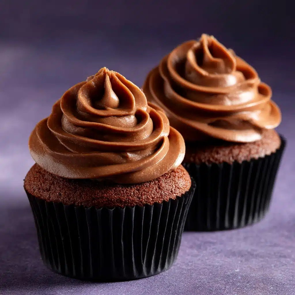 Mayan Chocolate Cupcakes with Cocoa-Cinnamon Buttercream Recipe - Recipe Image