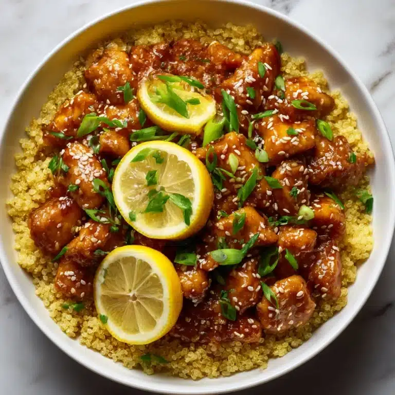 Healthier Honey Lemon Chicken Recipe