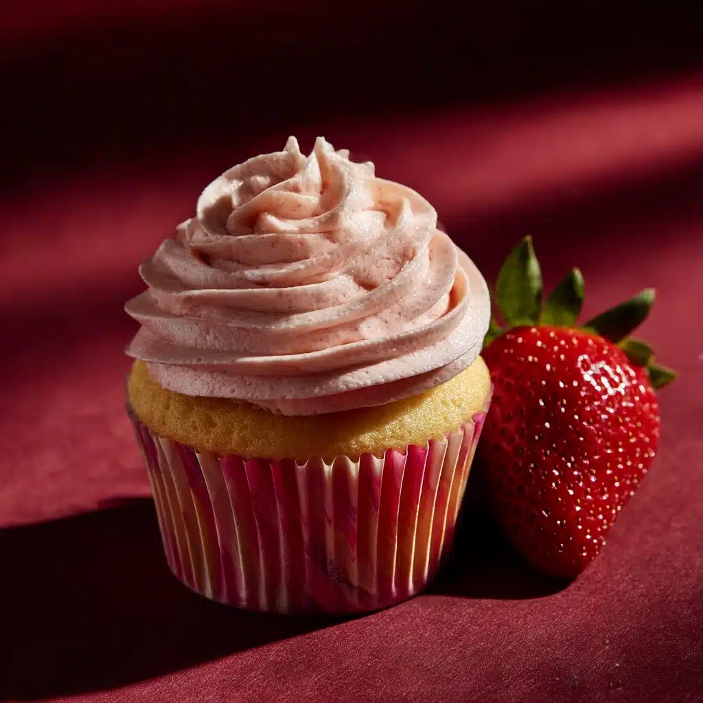 Strawberry Lemonade Cupcakes With Fresh Strawberry Buttercream Recipe - Recipe Image