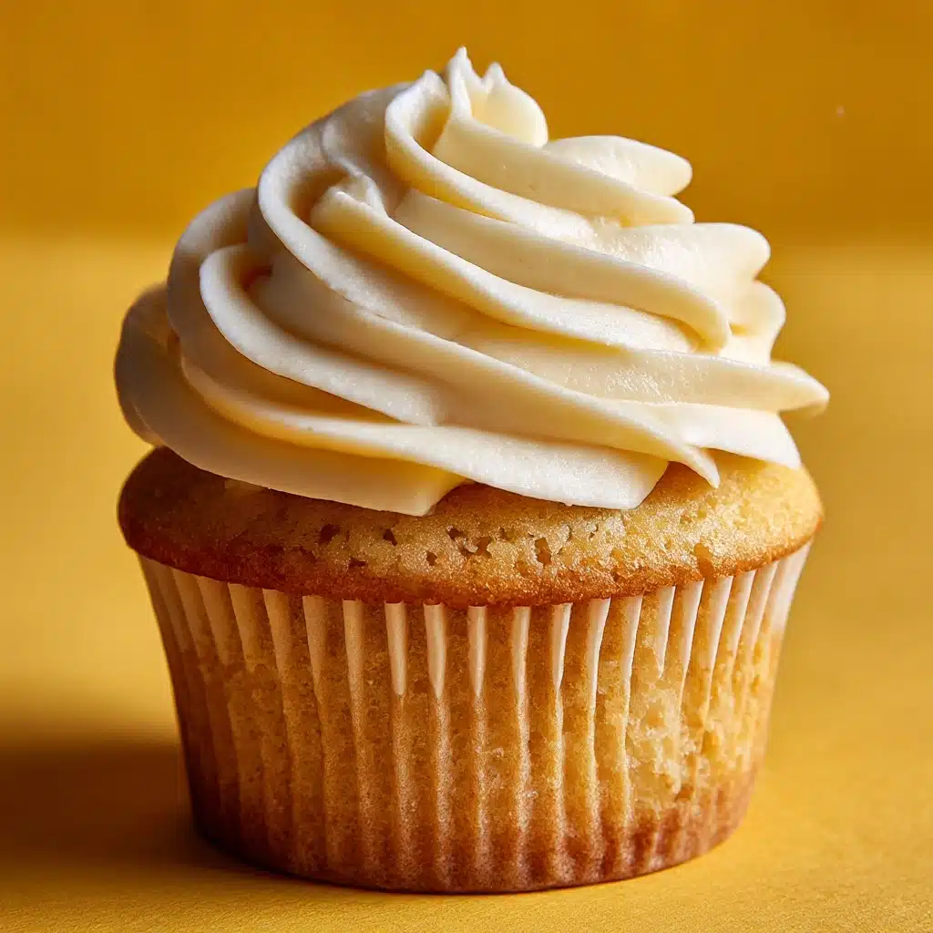 Vanilla Almond Cupcakes With Salted Caramel Buttercream Recipe - Recipe Image