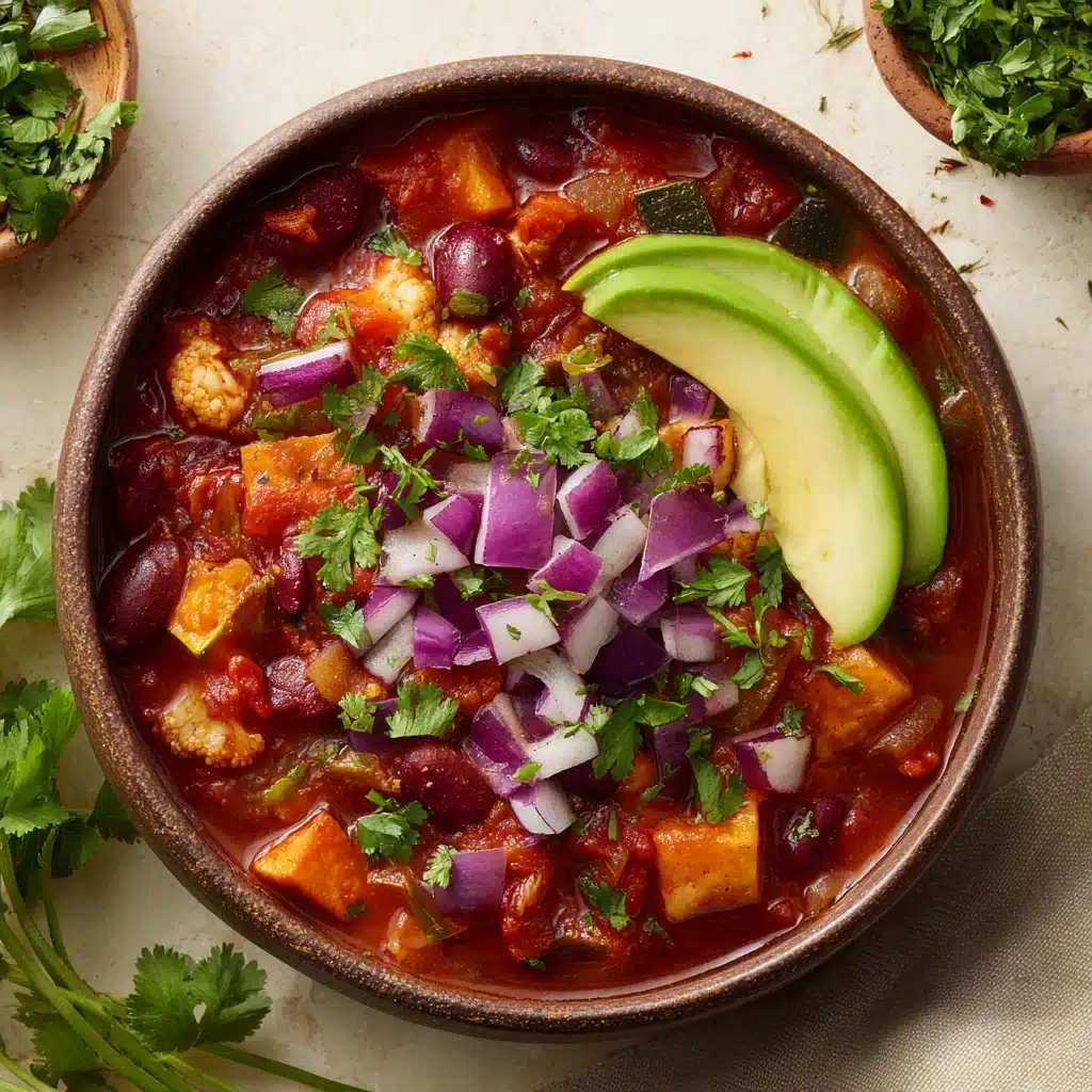 Extra-Veggie Vegetarian Chili Recipe