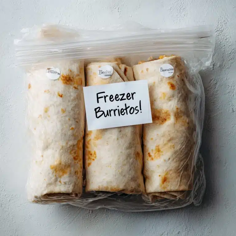 Freezer Breakfast Burritos Recipe