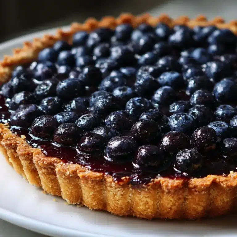 No-Bake Blueberry Tart Recipe