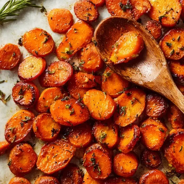 Rosemary Honey Butter Roasted Carrots Recipe