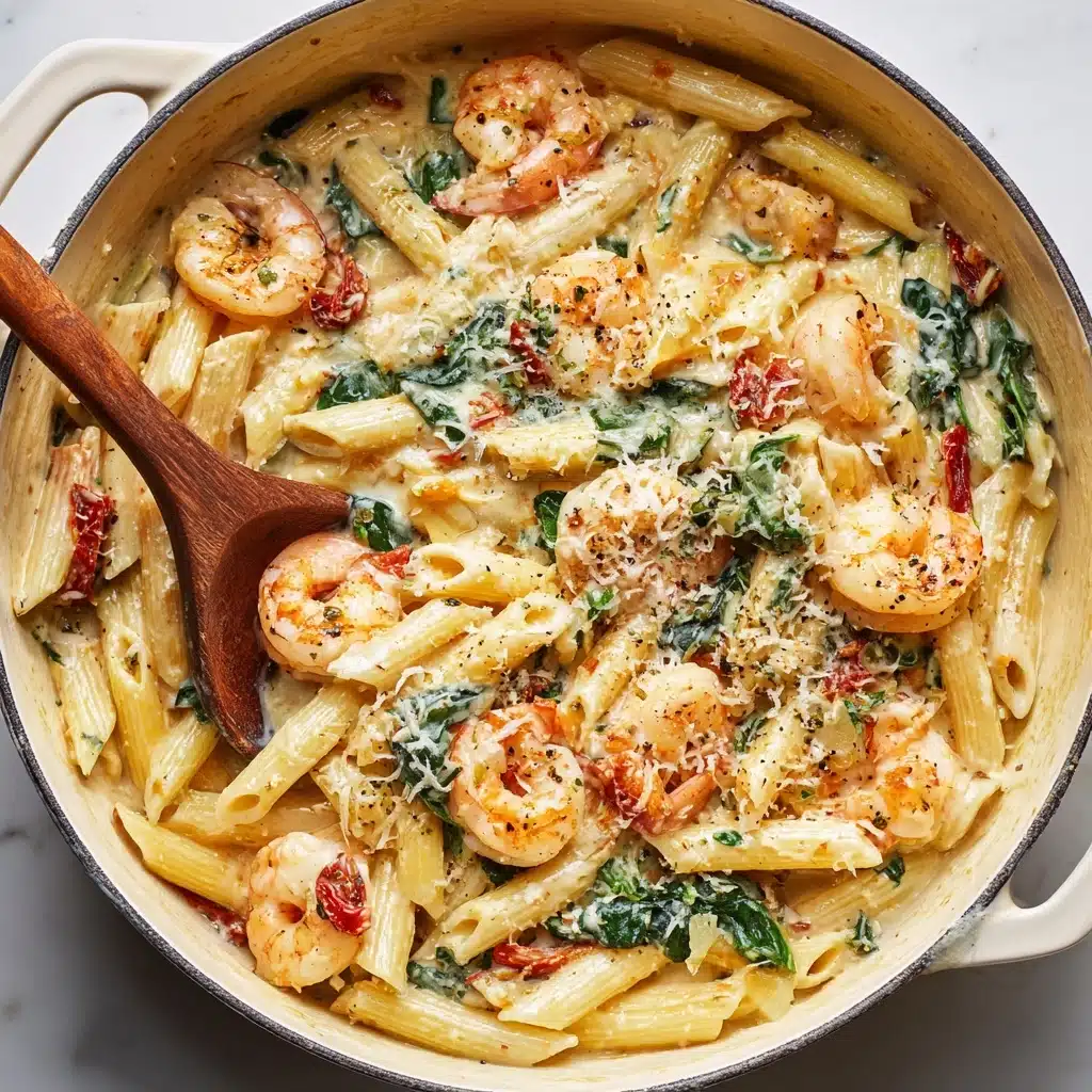 Creamy Shrimp Florentine Pasta Recipe