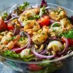 Shrimp and Artichoke Green Salad with Lemon Vinaigrette Recipe