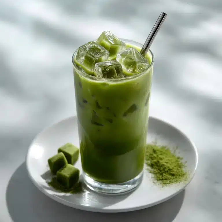 Iced Matcha Latte Recipe