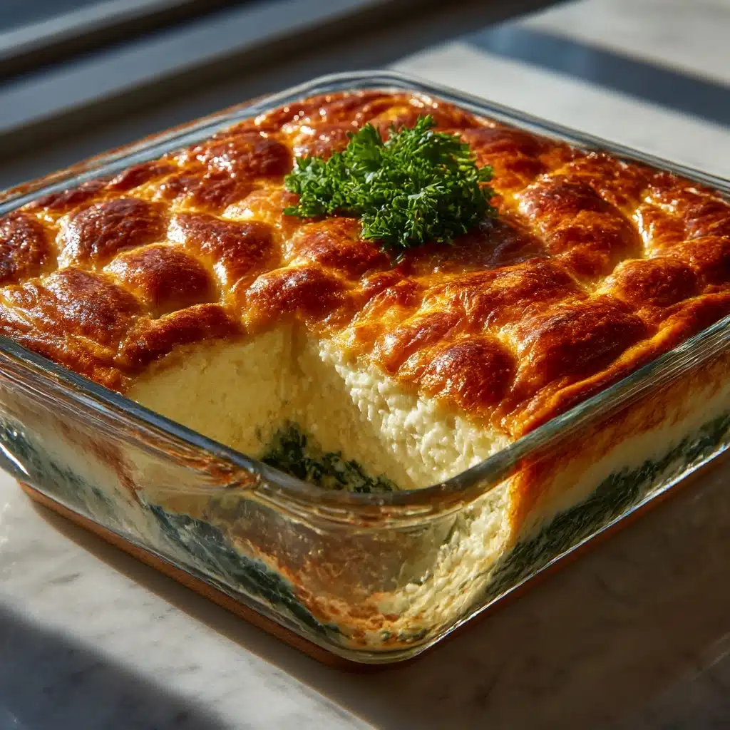Ricotta Self-Filling Cake Recipe - Recipe Image