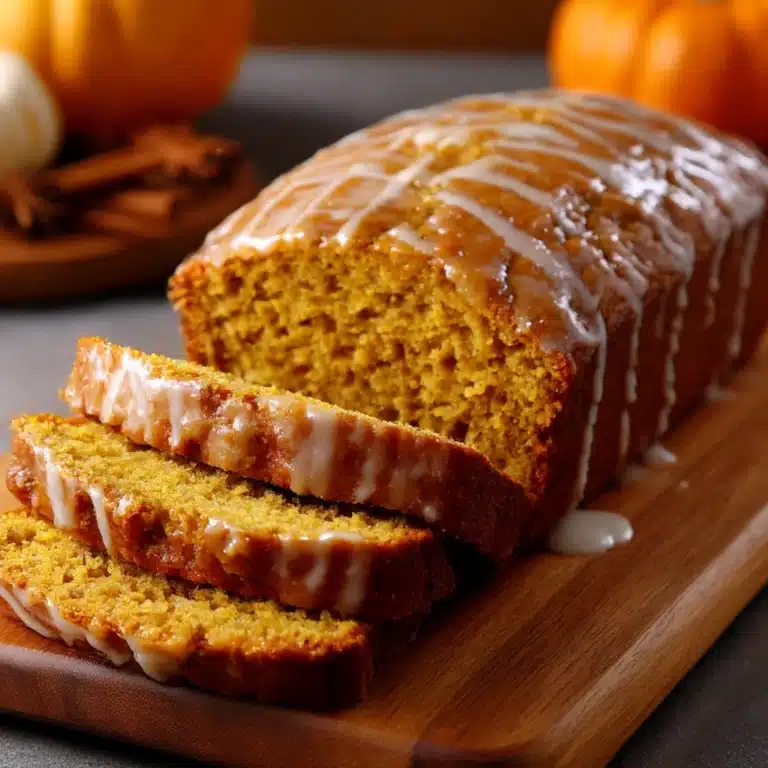 Pumpkin Bread with Maple Glaze Recipe