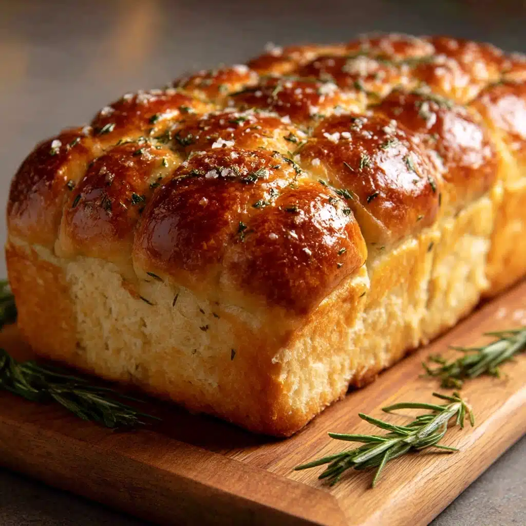 Rosemary Garlic Pull Apart Bread Recipe - Recipe Image