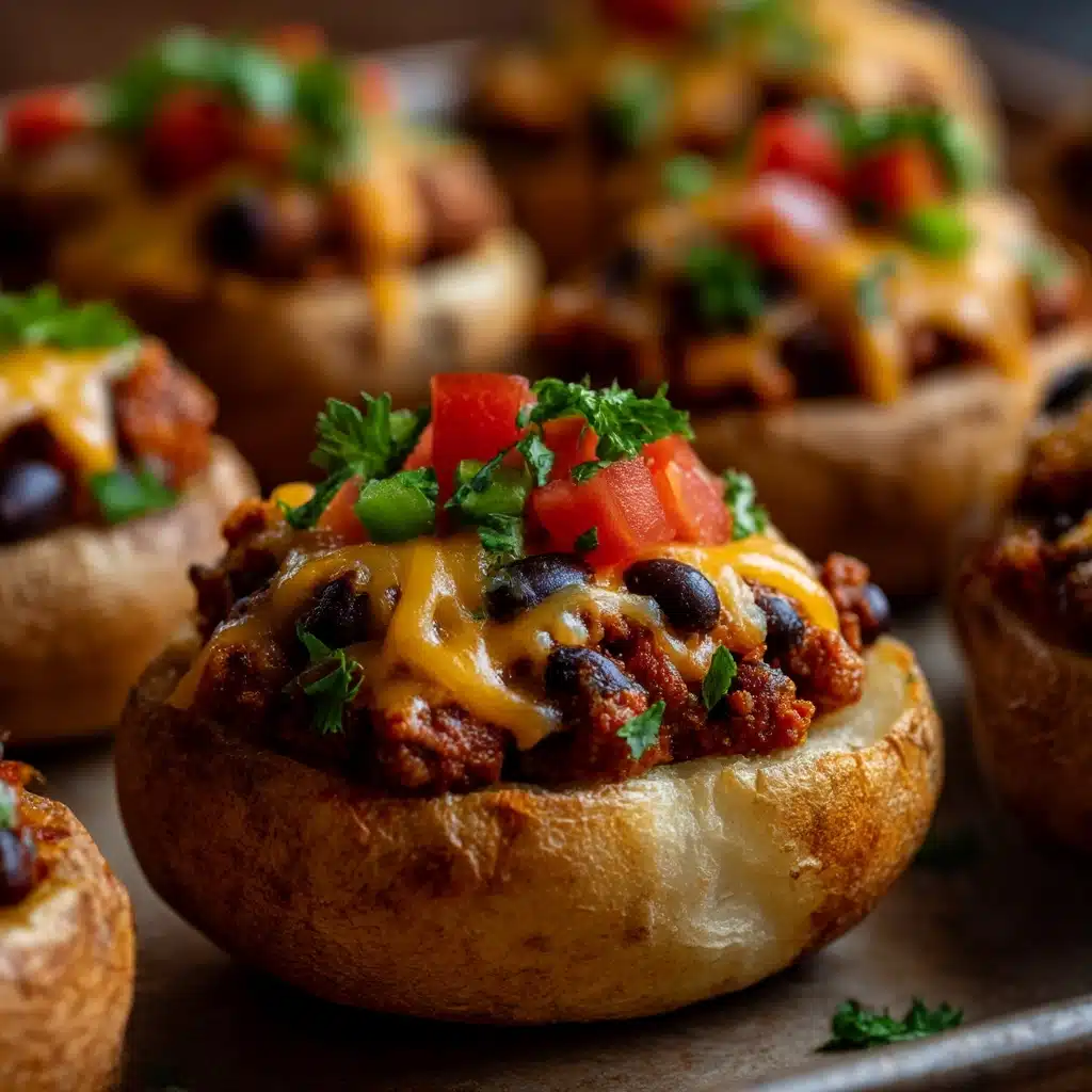 Taco Stuffed Baked Potatoes Recipe