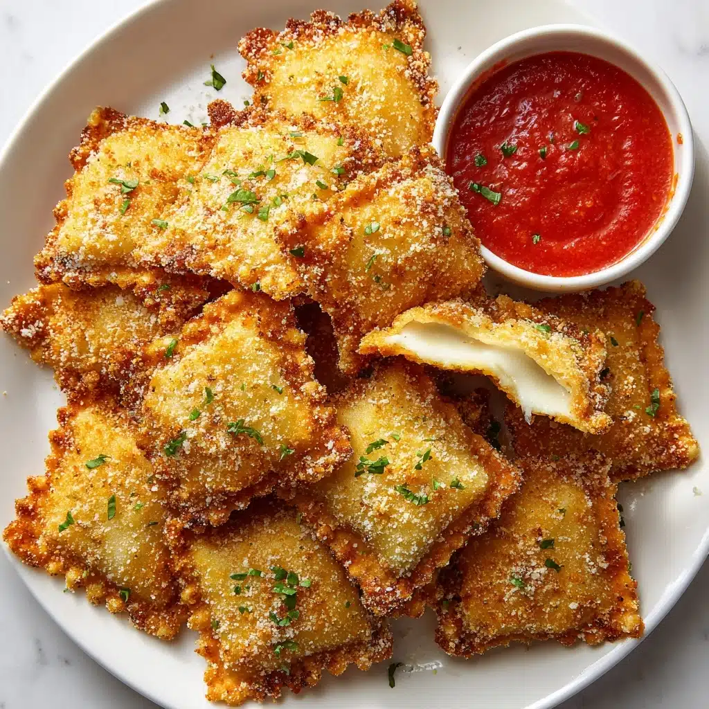 Elevate Your Appetizer Game with Crispy Fried Ravioli Recipe - Recipe Image
